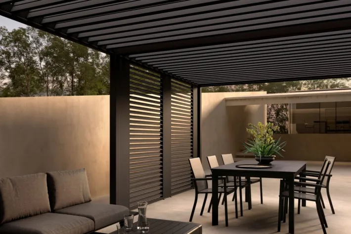 Bizzotto Pergole E Gazebo>PERGOLA OCEAN 3.6X7.2 ANTRACITE