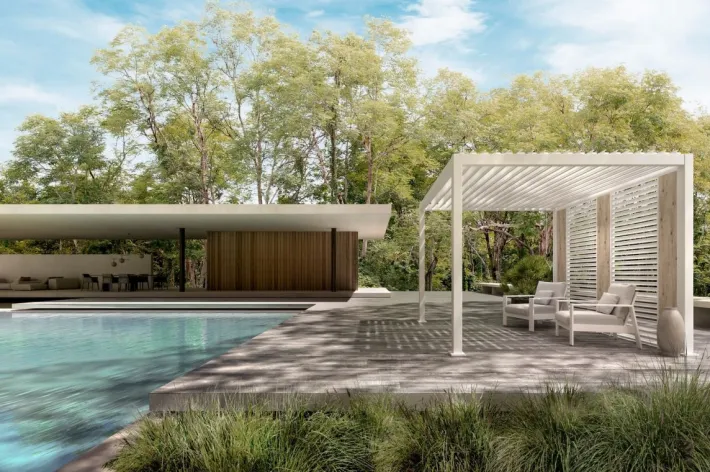 Bizzotto Pergole E Gazebo>PERGOLA OCEAN 3X3 BIANCO