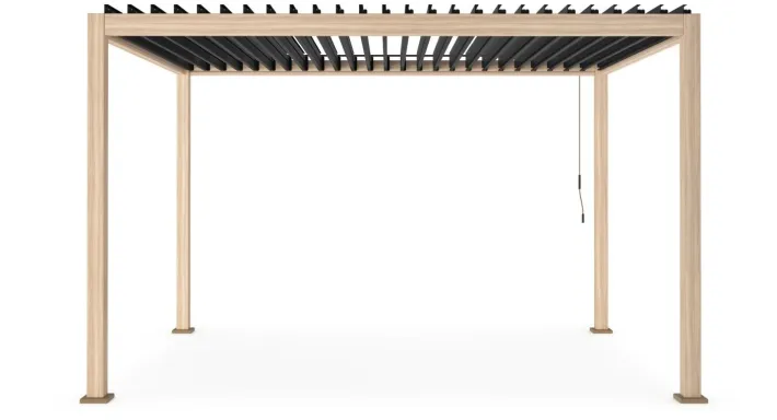 Bizzotto Pergole E Gazebo>PERGOLA OCEAN 3X4 NATURAL-ANTRACITE