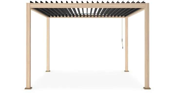 Bizzotto Pergole E Gazebo>PERGOLA OCEAN 3.6X3.6 NATURAL-ANTRACITE