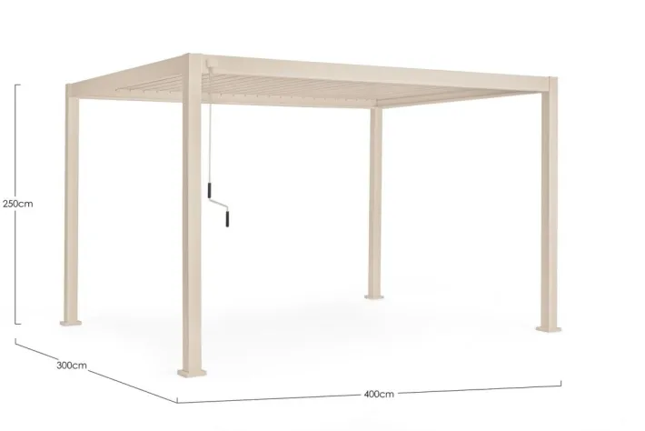 Bizzotto Pergole E Gazebo>PERGOLA OCEAN 3X4 SETA