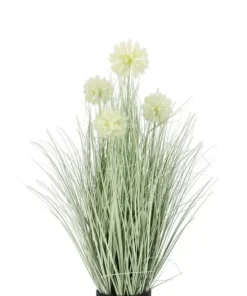 Bizzotto Piante Artificiali>PIANTA CEBOLLA BIANCO C-VASO X4F H75