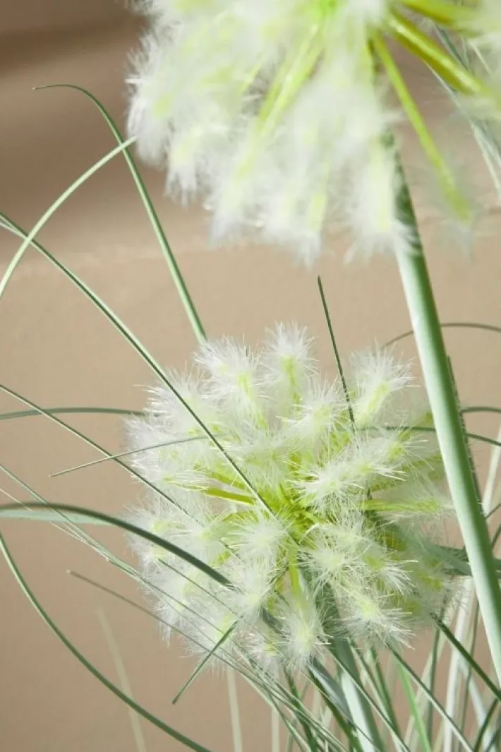 Bizzotto Piante Artificiali>PIANTA CEBOLLA BIANCO C-VASO X4F H75