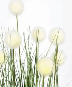 Bizzotto Piante Artificiali>PIANTA ERIOPHORUM BIANCO C-VASO X7F H68