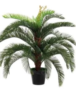 Bizzotto Piante Artificiali>PIANTA PALMA CYCAS C-VASO 30FOGLIE H100