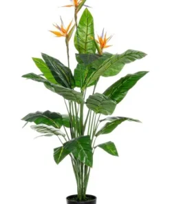 Bizzotto Piante Artificiali>PIANTA STERLITZIA C-V 25FOGLIE X3F H150
