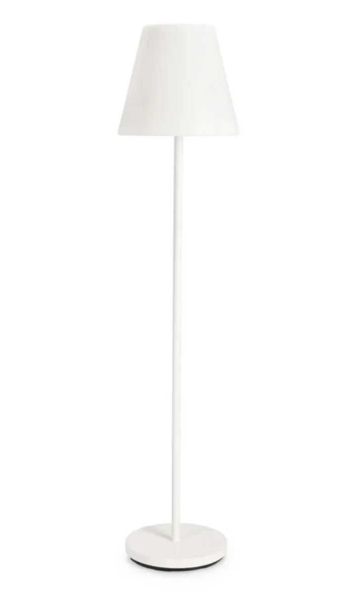 Bizzotto Illuminazione>PIANTANA SOLAR LED SPEAKER PE BIANC H150