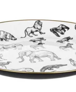 Bizzotto Coprivasi>PIATTO DECORATIVO AFRICA PORC D35