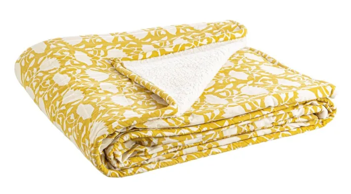 Bizzotto Coperte>PLAID CHAMBERY OCRA C-FIORE AVO 130X180