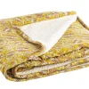 Bizzotto Coperte>PLAID CHAMBERY OCRA C-FIORE ROS 130X180