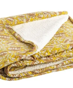 Bizzotto Coperte>PLAID CHAMBERY OCRA C-FIORE ROS 130X180