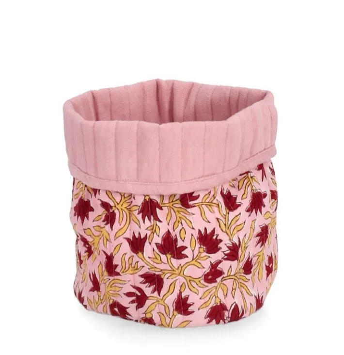 Bizzotto Accessori In Tessuto>P.OGGETTI CLOTHILDE ROSA D17X18H