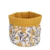 Bizzotto Accessori In Tessuto>P.OGGETTI GABRIELLE GIALLO D17X18H