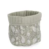 Bizzotto Accessori In Tessuto>P.OGGETTI HELOISE BIANCO-VERDE D17X18H