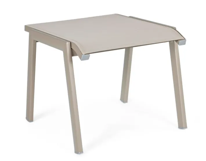 Bizzotto Pouf Da Esterno>POGGIAPIEDI IN ALLUMINIO IMPILABILE TORTORA GK51 - VICTOR