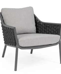 Bizzotto Poltrone>POLTRONA ANTRACITE QS22/GRAPHITE - EVERLY