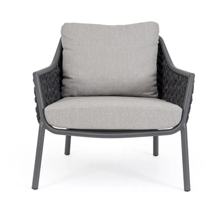 Bizzotto Poltrone>POLTRONA ANTRACITE QS22/GRAPHITE - EVERLY