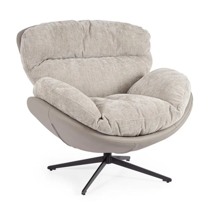 Bizzotto Poltrone E Chaise Longue>POLTRONA ADINDA GRIGIO SCURO/TORTORA