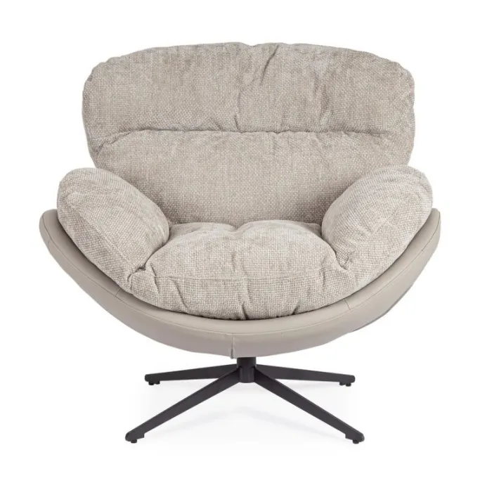 Bizzotto Poltrone E Chaise Longue>POLTRONA ADINDA GRIGIO SCURO/TORTORA