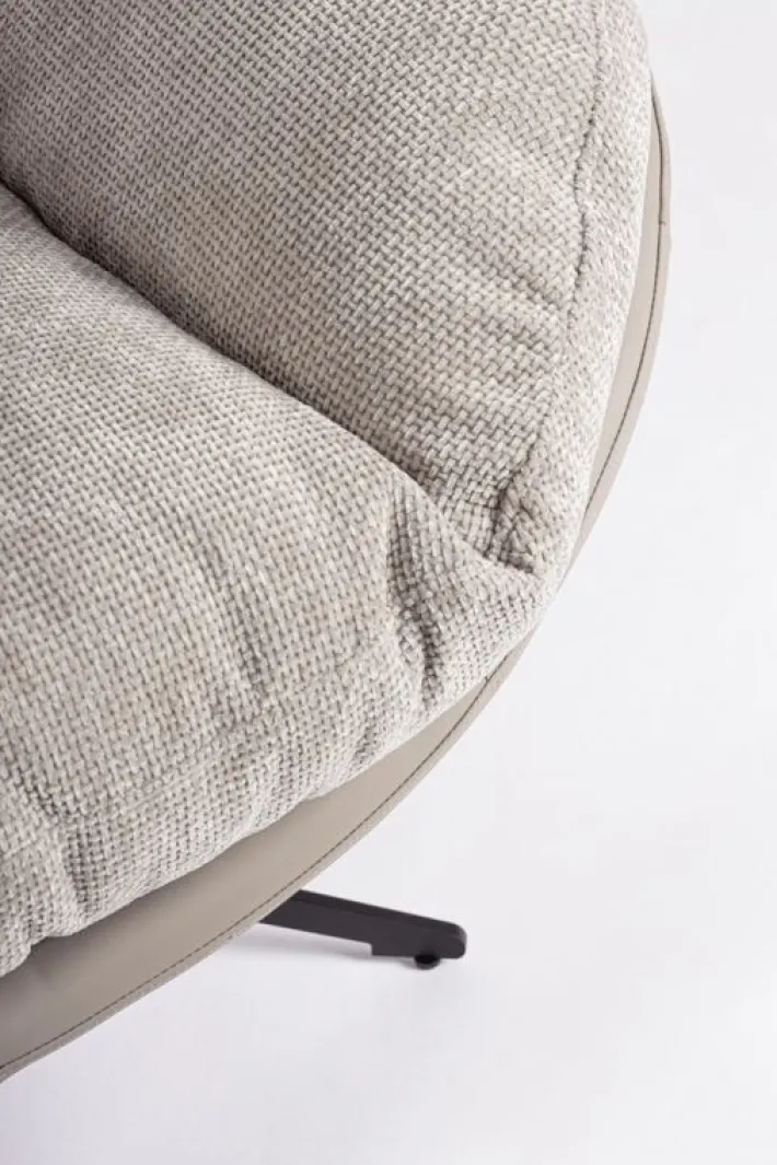Bizzotto Poltrone E Chaise Longue>POLTRONA ADINDA GRIGIO SCURO/TORTORA