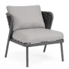 Bizzotto Poltrone>POLTRONA ANTRACITE QS22/GRAPHITE - HARLOW