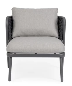 Bizzotto Poltrone>POLTRONA ANTRACITE QS22/GRAPHITE - HARLOW