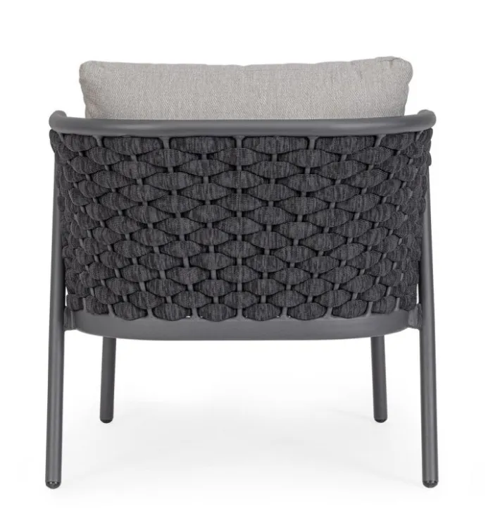 Bizzotto Poltrone>POLTRONA ANTRACITE QS22/GRAPHITE - HARLOW