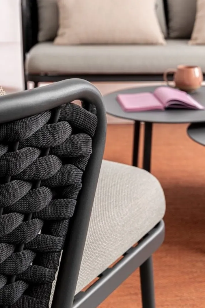 Bizzotto Poltrone>POLTRONA ANTRACITE QS22/GRAPHITE - HARLOW