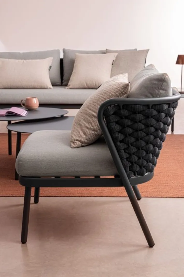 Bizzotto Poltrone>POLTRONA ANTRACITE QS22/GRAPHITE - HARLOW