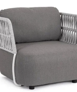 Bizzotto Poltrone>POLTRONA BIANCO/GRIGIO - PALMER