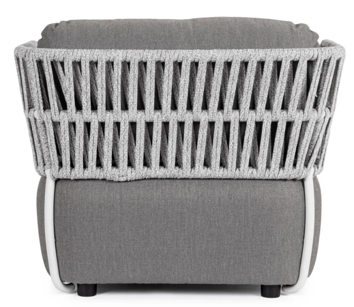 Bizzotto Poltrone>POLTRONA BIANCO/GRIGIO - PALMER