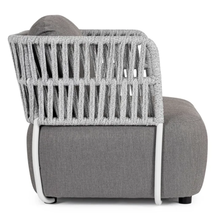 Bizzotto Poltrone>POLTRONA BIANCO/GRIGIO - PALMER