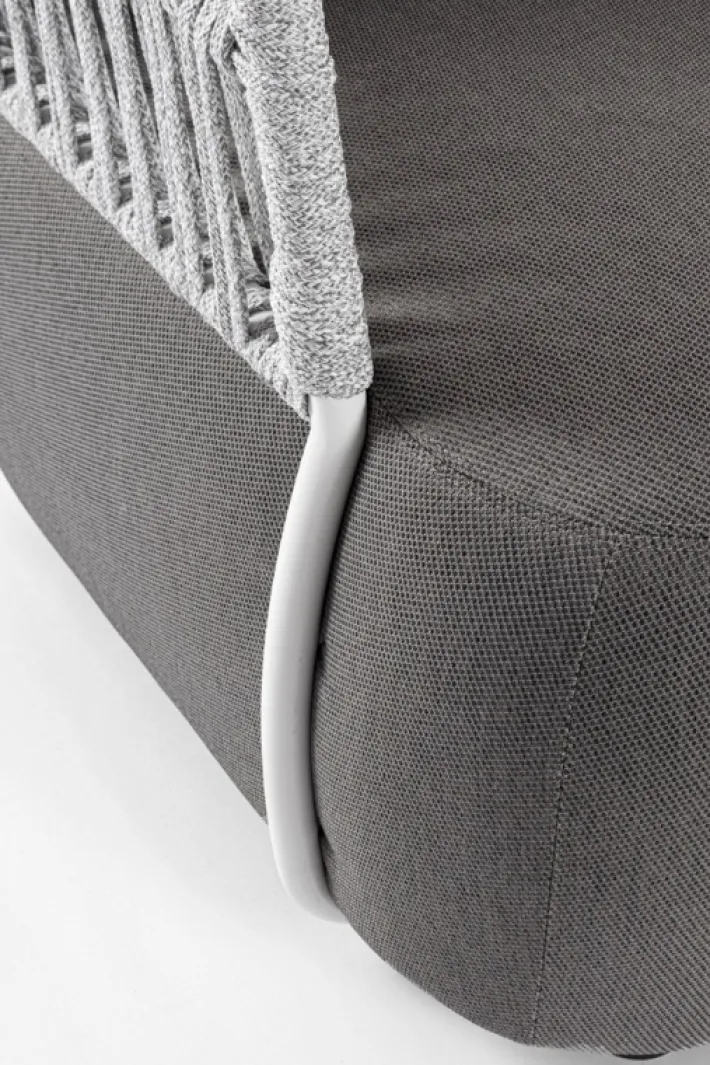 Bizzotto Poltrone>POLTRONA BIANCO/GRIGIO - PALMER