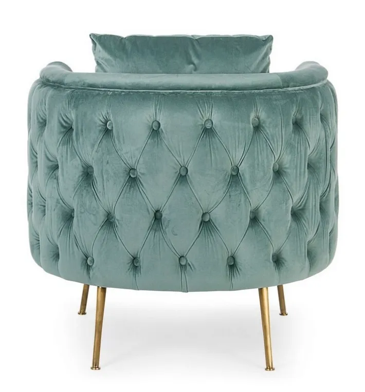 Bizzotto Poltrone E Chaise Longue>POLTRONA BLU TURCHESE - TENBURY
