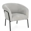 Bizzotto Poltrone E Chaise Longue>POLTRONA CAMILA GRIGIO CHIARO