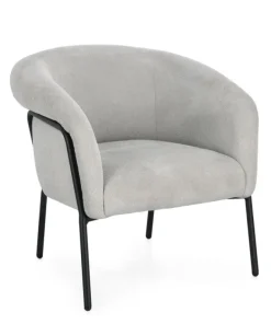 Bizzotto Poltrone E Chaise Longue>POLTRONA CAMILA GRIGIO CHIARO