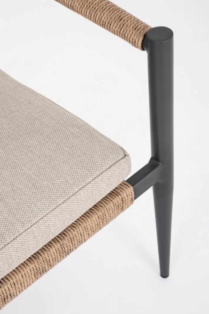 Bizzotto Poltrone>POLTRONA C-BR C-C JANDIA ANTRAC/NATURAL