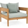 Bizzotto Poltrone>POLTRONA C-C KOBO AQUA - FSC