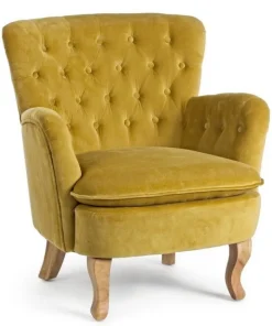 Bizzotto Poltrone E Chaise Longue>POLTRONA COLOR SENAPE - ORLINS