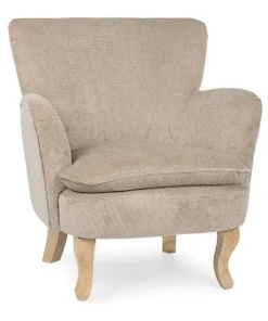 Bizzotto Poltrone E Chaise Longue>POLTRONA COLOR TORTORA - CHENILLE