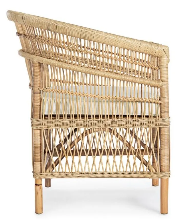 Bizzotto Poltrone E Chaise Longue>POLTRONA CON CUSCINO IN FIBRE NATURALI - JOSEFINA