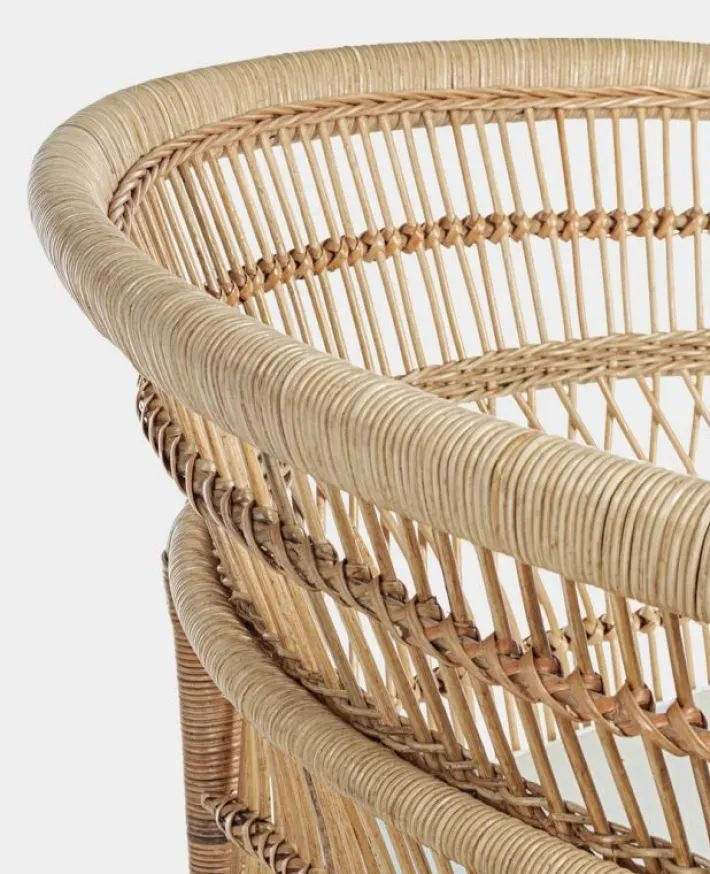 Bizzotto Poltrone E Chaise Longue>POLTRONA CON CUSCINO IN FIBRE NATURALI - JOSEFINA