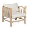 Bizzotto Poltrone E Chaise Longue>POLTRONA CON CUSCINO IN TEAK - SAHEL