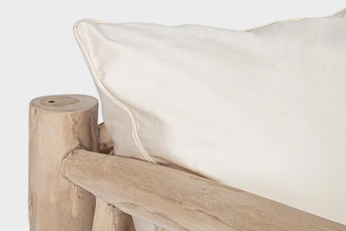 Bizzotto Poltrone E Chaise Longue>POLTRONA CON CUSCINO IN TEAK - SAHEL