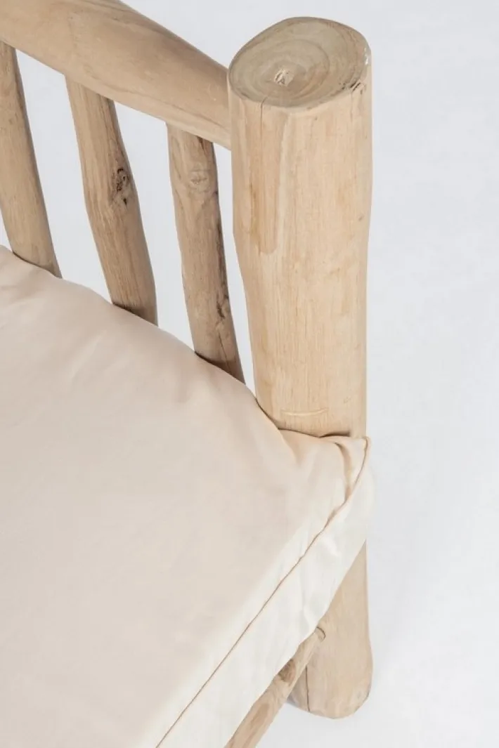 Bizzotto Poltrone E Chaise Longue>POLTRONA CON CUSCINO IN TEAK - SAHEL