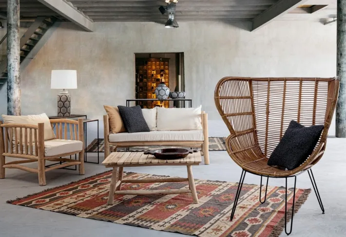 Bizzotto Poltrone E Chaise Longue>POLTRONA CON CUSCINO IN TEAK - SAHEL