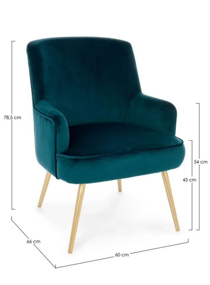 Bizzotto Poltrone E Chaise Longue>POLTRONA DEEP - CLELIA