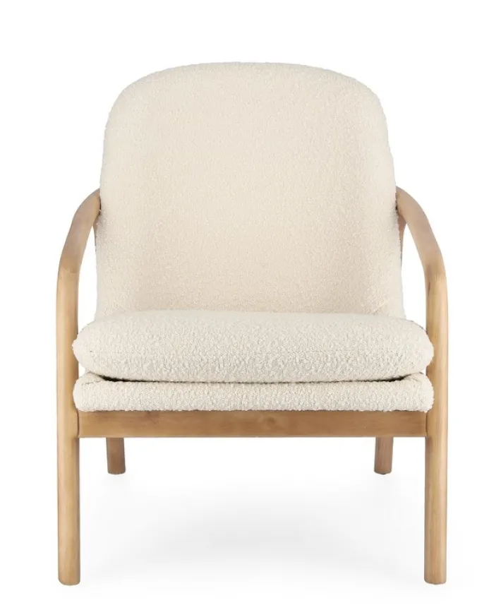Bizzotto Poltrone E Chaise Longue>POLTRONA EFFETTO BOUCLE' PURE - ELAIDE