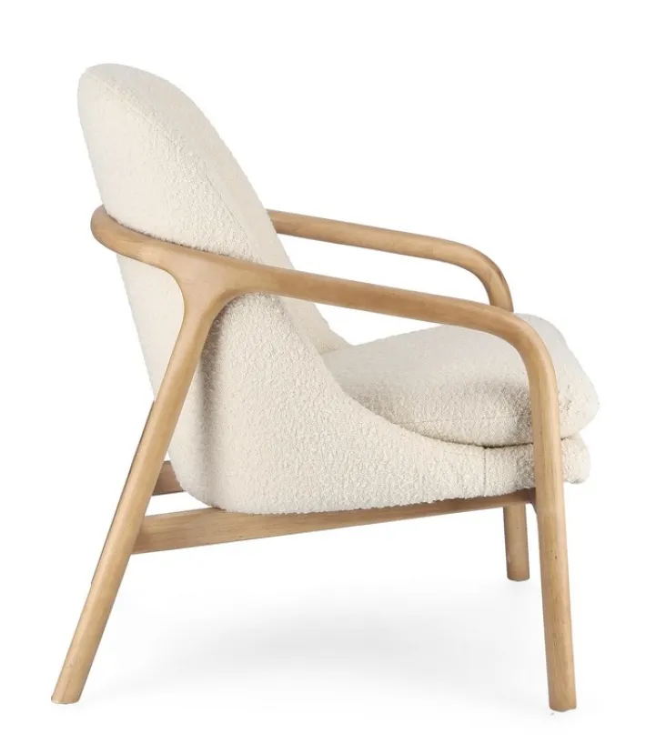 Bizzotto Poltrone E Chaise Longue>POLTRONA EFFETTO BOUCLE' PURE - ELAIDE