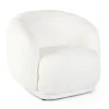 Bizzotto Poltrone E Chaise Longue>POLTRONA EFFETTO BOUCLE' BIANCO - TECLA